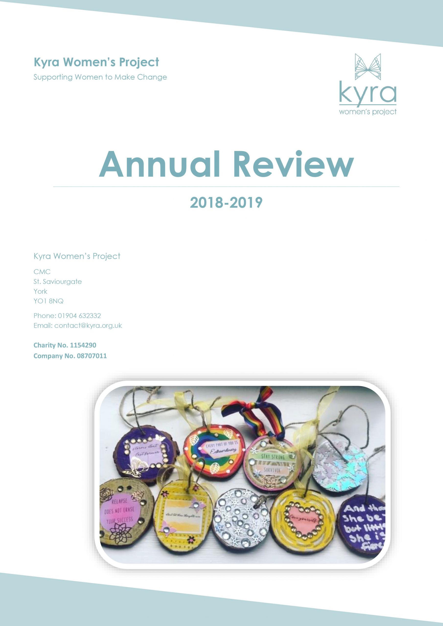 Project Kyra Annual Reports – Kyra Women's Project