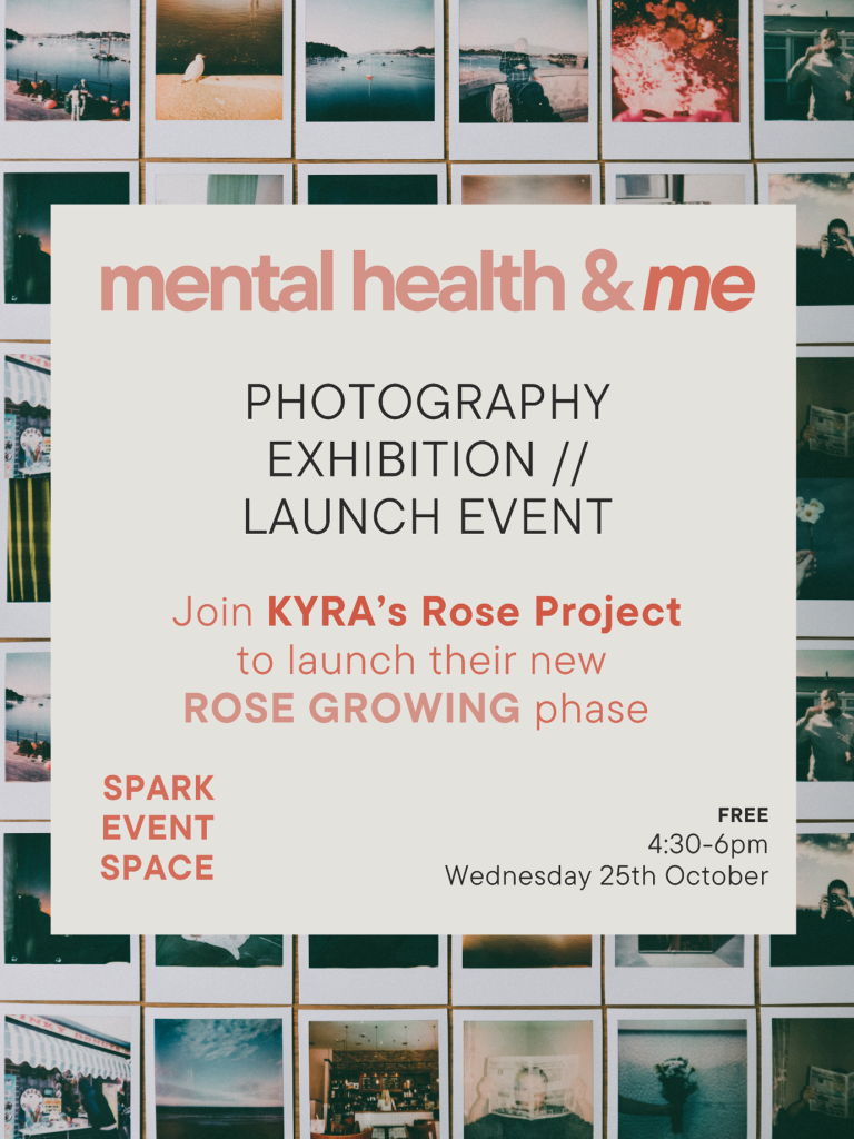 A poster advertising a photo exhibition that the Rose group threw in 2024, for “Christina’s Journey: Why ROSE Matters”