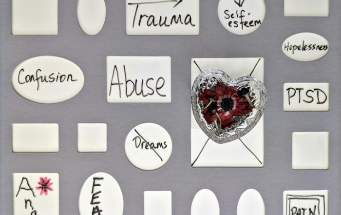 An infographic of different elements of domestic abuse, for "Overcoming, Recognising and Learning from Abuse: Our New ORLA Course"